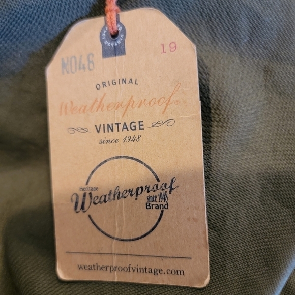 Weatherproof Vintage Army Green Lightweight Utility Jacket Size S - Picture 14 of 15